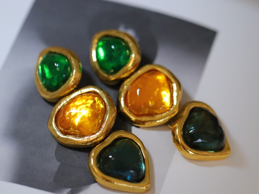 琉璃彩宝桃心 80s·YSL Goossens·Gripoix（20210317）